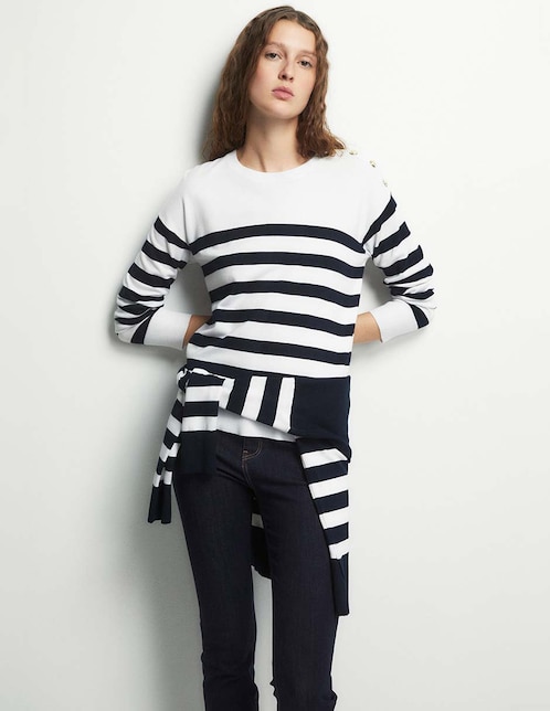 Suéter Sfera cuello redondo para mujer
