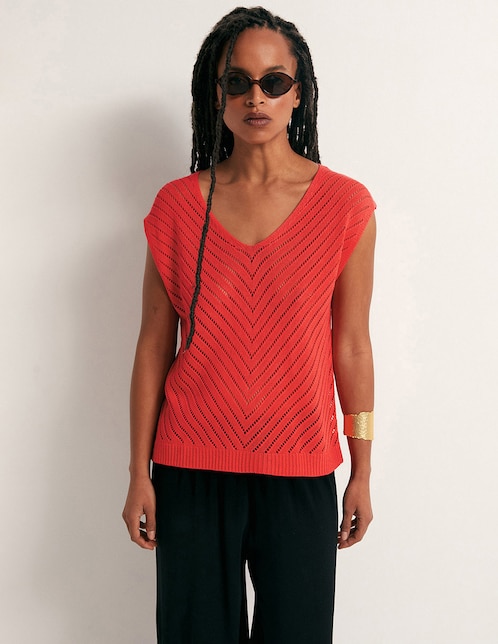 Blusa sin manga para mujer 1