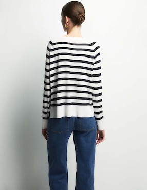 Suéter Sfera cuello ojal para mujer
