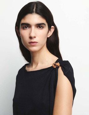 Top Sfera manga corta para mujer