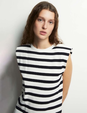 Blusa Sfera manga corta para mujer