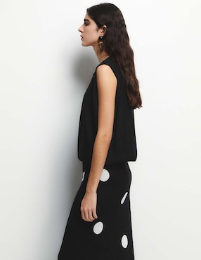 Blusa Sfera manga corta para mujer