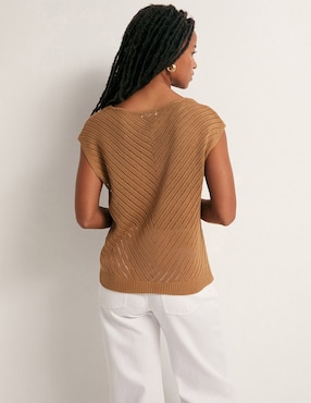 Blusa Sfera sin manga para mujer