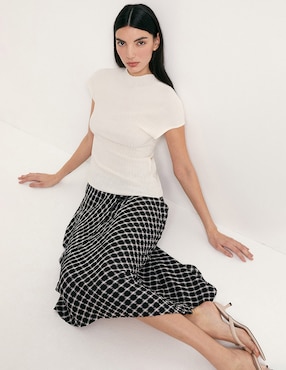 Blusa Sfera manga corta para mujer