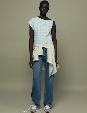Blusa Sfera manga corta para mujer