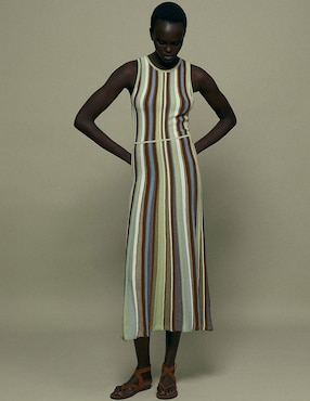 Vestido crop casual Sfera para mujer