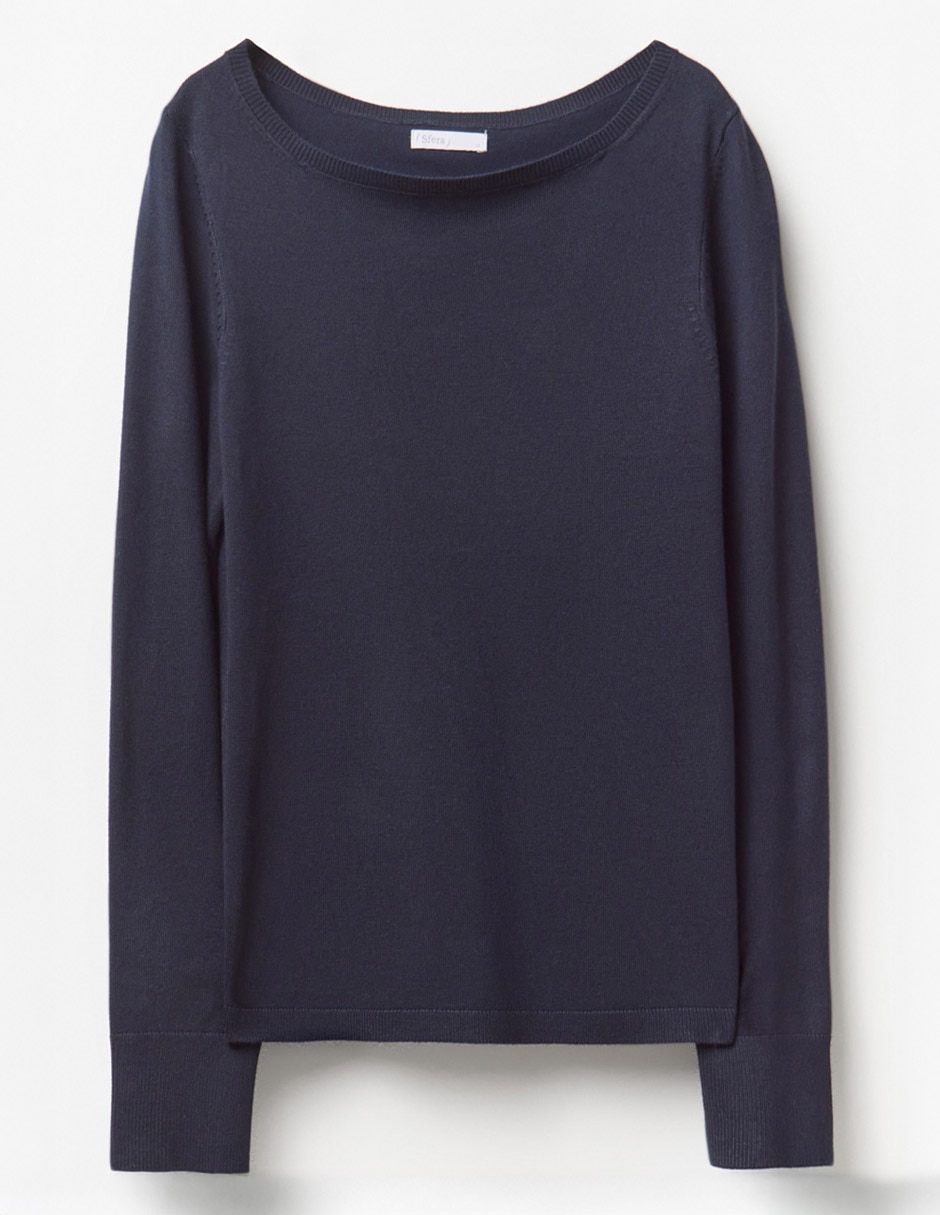 Suéter cuello redondo para mujer 5