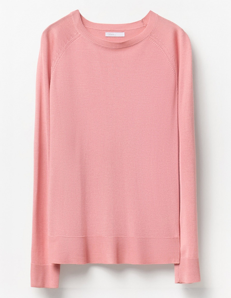 Suéter cuello redondo para mujer 5
