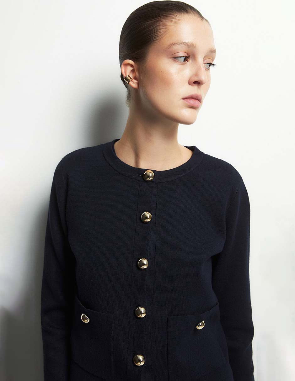 CHAQUETA CERROJILLO LISA