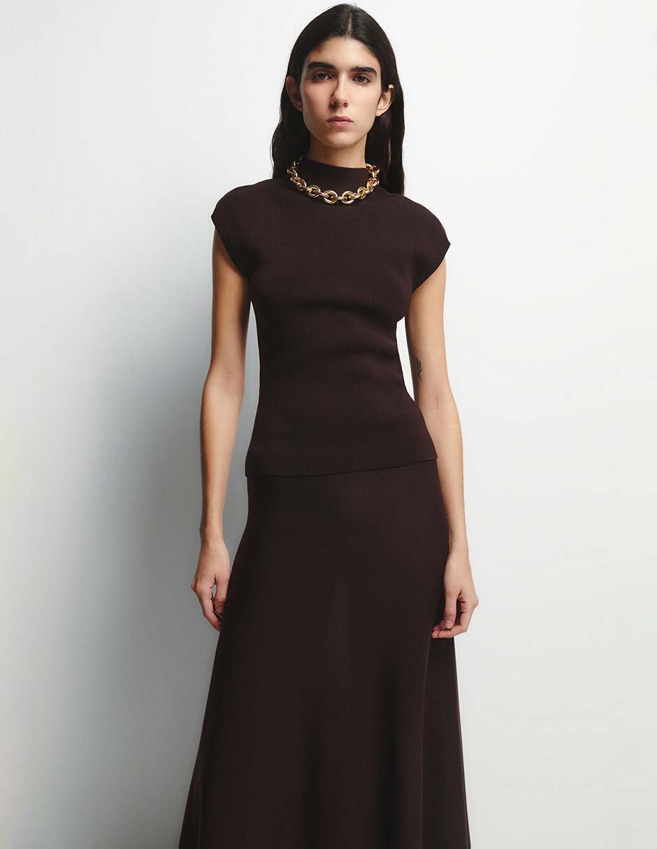 Blusa Sfera manga corta para mujer