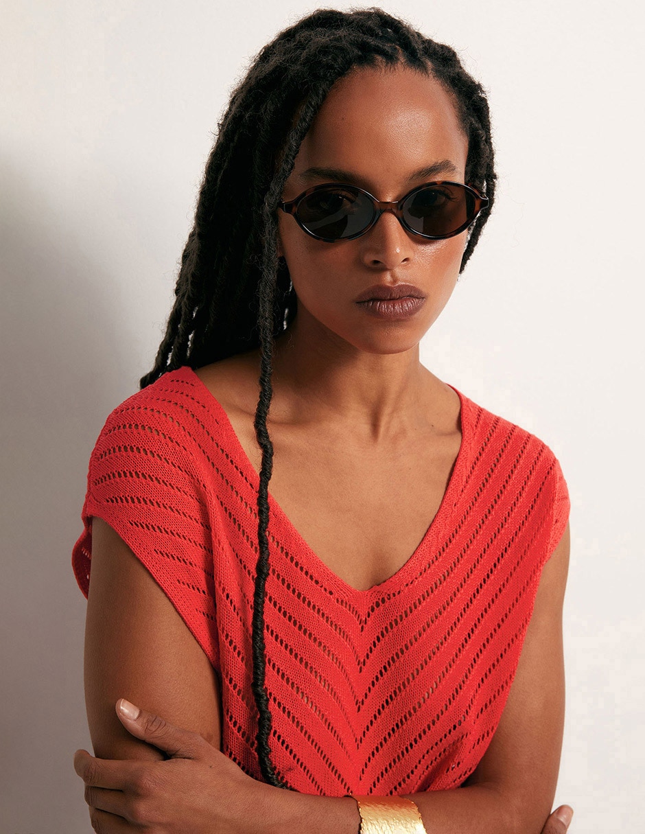 Blusa sin manga para mujer 3