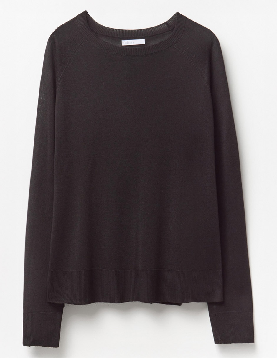Suéter cuello redondo para mujer 5